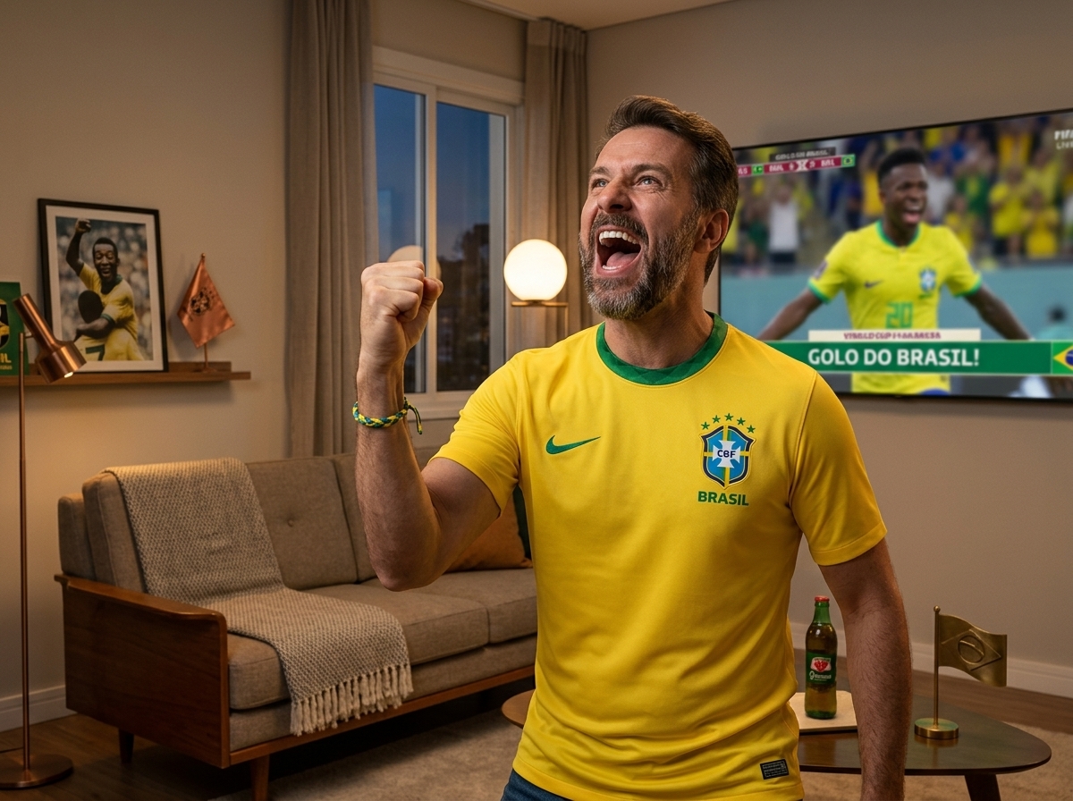 Camisa Brasil Nike I 2026/27 Fã Masculina